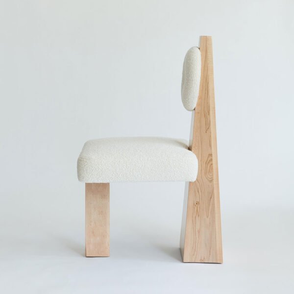 Ivory Boucle Lula Chair